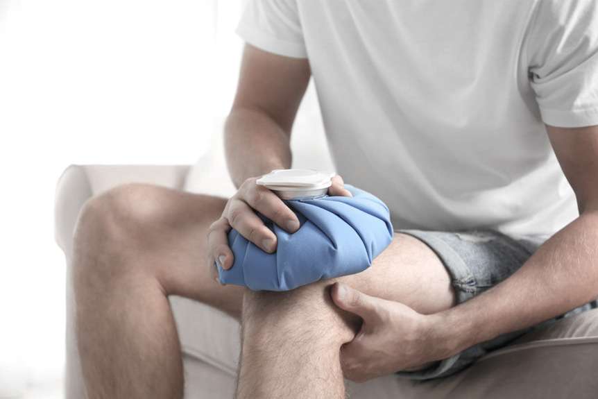 Knee pain - ice pack - Diz ağrısı - buz uygulaması